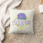 アゾレスアジランゲアフラワーアイランドポルトガルヴィンテージ クッション (ブランケット)