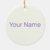 アゾレスアジランゲアフラワーアイランドポルトガルヴィンテージ セラミックオーナメント (裏面)