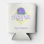 アゾレスアジランゲアフラワーアイランドポルトガルヴィンテージ 缶クーラー (正面)