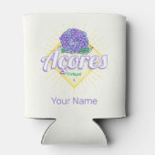 アゾレスアジランゲアフラワーアイランドポルトガルヴィンテージ 缶クーラー (裏面)