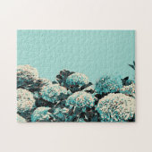 アゾレスギフト，アジサイイラストレーションポルトガル ジグソーパズル (横)