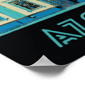 アゾレステルセイラアイランドイラストレーションポルトガル ポスター (角)