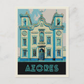 アゾレステルセイラアイランドイラストレーションポルトガル ポストカード (正面)