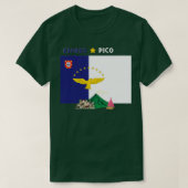 アゾレスピコ Tシャツ (デザイン正面)