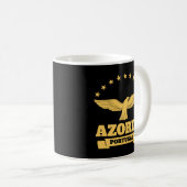 アゾレスポルトガルアイランドポルトガルプライドギフト コーヒーマグカップ (正面右)