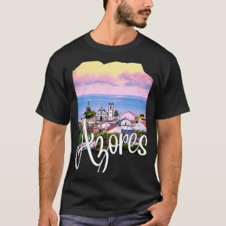 アゾレスポルトガルポルトガルルーツアゾレスお土産 Tシャツ