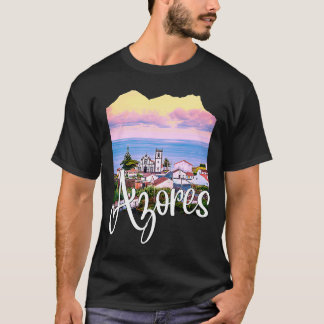 アゾレスポルトガルポルトガルルーツアゾレスお土産 Tシャツ