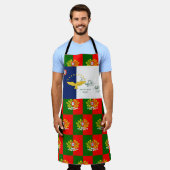 アゾレスポルトガル エプロン (着用した状態)