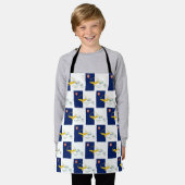 アゾレスポルトガル エプロン (着用した状態)