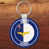 アゾレス丸エンブレム キーホルダー (正面)