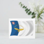 アゾレス国旗はがき ポストカード (スタンド正面)