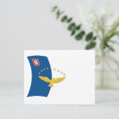 アゾレス国旗はがき ポストカード (スタンド正面)