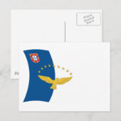 アゾレス国旗はがき ポストカード (正面/裏面)