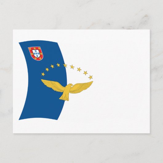 アゾレス国旗はがき ポストカード (正面)