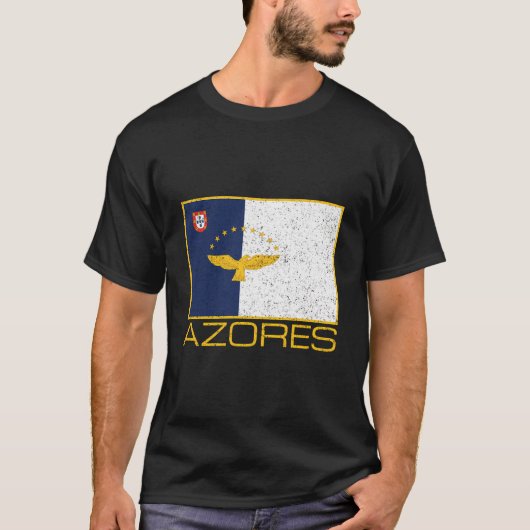 アゾレス国旗マカロネシアアソレプライド Tシャツ (正面)