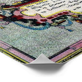 アゾレス歴史地図ポスター ポスター (角)