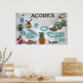 アゾレス記念品 ポスター (キッチン)