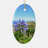 アゾレス諸島のアガパンサス セラミックオーナメント (右)