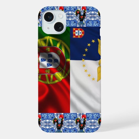 アゾレス諸島のデザイン iPhoneケース (裏面)