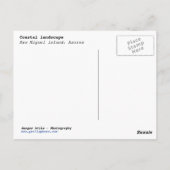 アゾレス諸島のポストカード ポストカード (裏面)