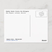 アゾレス諸島のポストカード ポストカード (裏面)