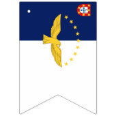 アゾレス諸島の旗を掲げた旗 バンティングフラッグ (第2の旗)