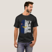 アゾレス諸島の旗 ポルトガル 愛国 ポルトガル人 Tシャツ (正面フル)