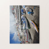 アゾレス諸島の港 ジグソーパズル (縦)