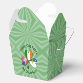 アゾレス諸島アイルランドUSAシャームロックパーソナライズされた国旗 フェイバーボックス (オープン)