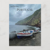 アゾレス諸島ポルトガルのストーミーデー ポストカード (正面)