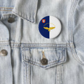 アゾレス諸島国旗のボタン 缶バッジ (インサイチュ)