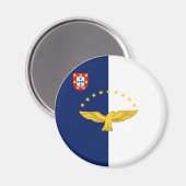 アゾレス諸島国旗のマグネット マグネット (正面/裏面)