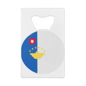 アゾレス諸島国旗 クレジットカード栓抜き (裏面)