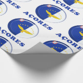 アゾレス諸島国旗 ラッピングペーパー (角)