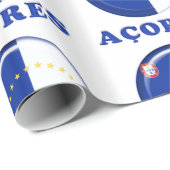 アゾレス諸島国旗 ラッピングペーパー (ロールコーナー)