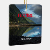アゾレス諸島：サンジョルジェパノラマクリスマスオーナメント セラミックオーナメント (右)