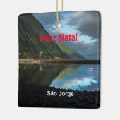 アゾレス諸島：サンジョルジェパノラマクリスマスオーナメント セラミックオーナメント (左)