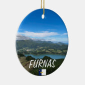 アゾレス諸島：ファーナスカスタムクリスマスオーナメント セラミックオーナメント (右)