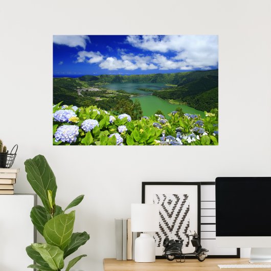 アゾレス諸島 ポスター (ホームオフィス)