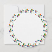 アゾレス・アイリッシュ・アメリカン・シャムロック誕生日 招待状 (裏面)