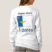アゾレス・アゾーレス旗カスタマイズ商品 Tシャツ (裏面)