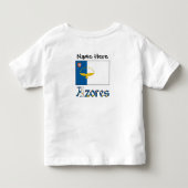 アゾレス・アゾーレンセ旗 個人名入れ トドラーTシャツ (裏面)