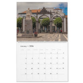 アゾレス カレンダー (1月 2026)