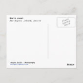 アゾレス・サンミゲル ポストカード (裏面)