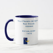 アゾレス-ビラFrancaはカンポのコーヒー・マグをします マグカップ (左)