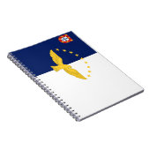 アゾレス(ポルトガル)の旗 ノートブック (右側)