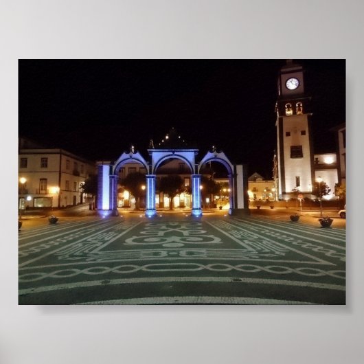 アゾレス – Ponta Delgada Poster ポスター (正面)