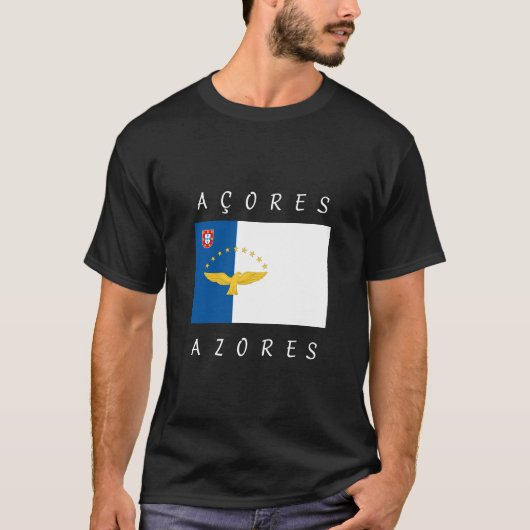 アゾレスAçoresの島のポルトガルのTシャツ Tシャツ (正面)