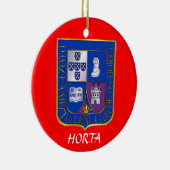 アゾレスHorta Faialのクリスマスのオーナメント セラミックオーナメント (右)