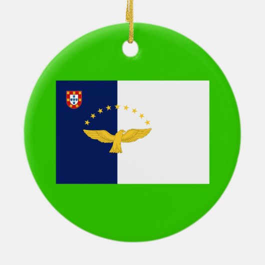 アゾレスSÃOホルヘのクリスマスのオーナメント セラミックオーナメント (裏面)